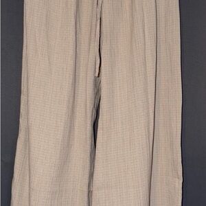 SHEIN Beige Flare Pants